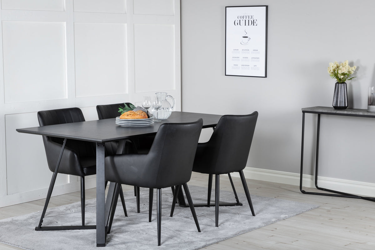 Marina Matbord med Comfort Stolarna – Papperslaminat