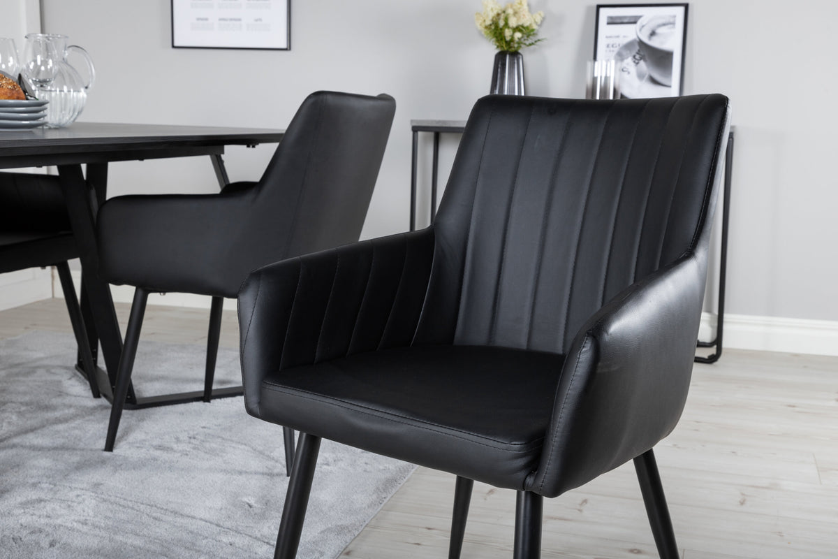 Marina Matbord med Comfort Stolarna – Papperslaminat