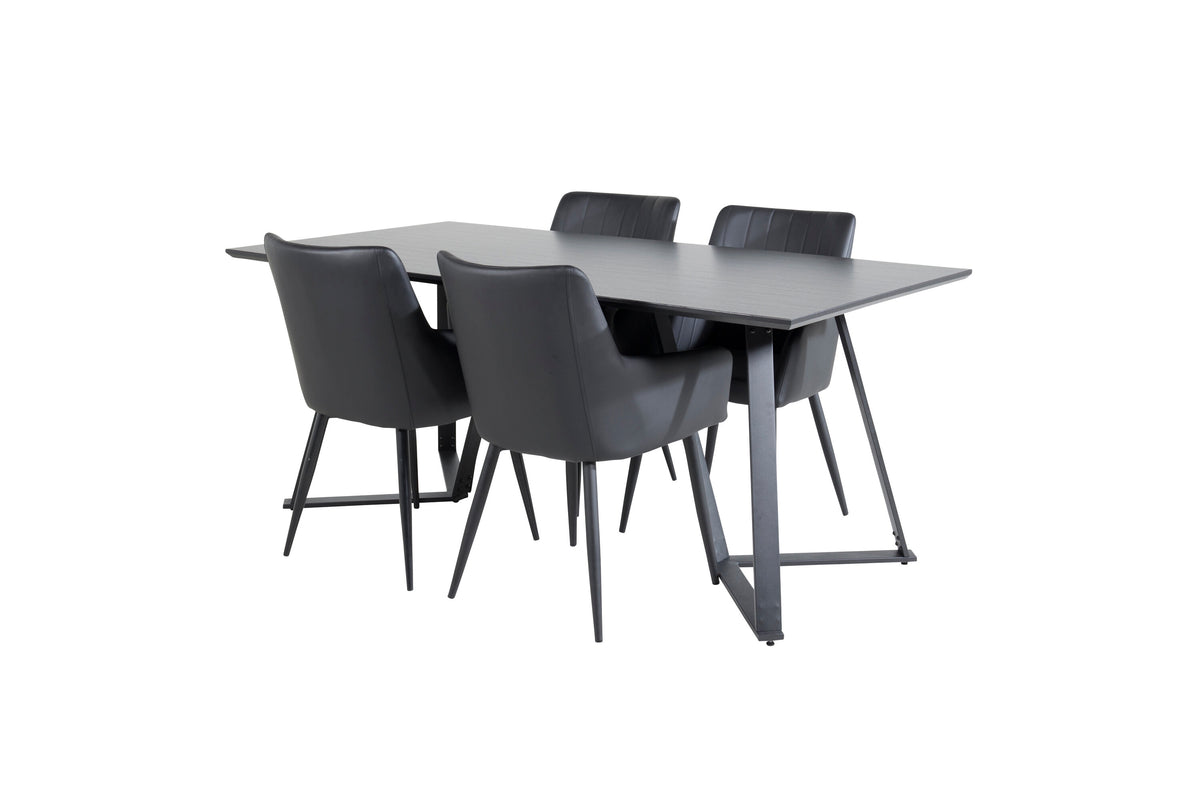 Marina Matbord med Comfort Stolarna – Papperslaminat