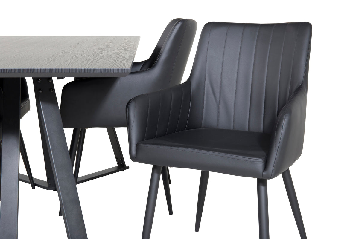 Marina Matbord med Comfort Stolarna – Papperslaminat