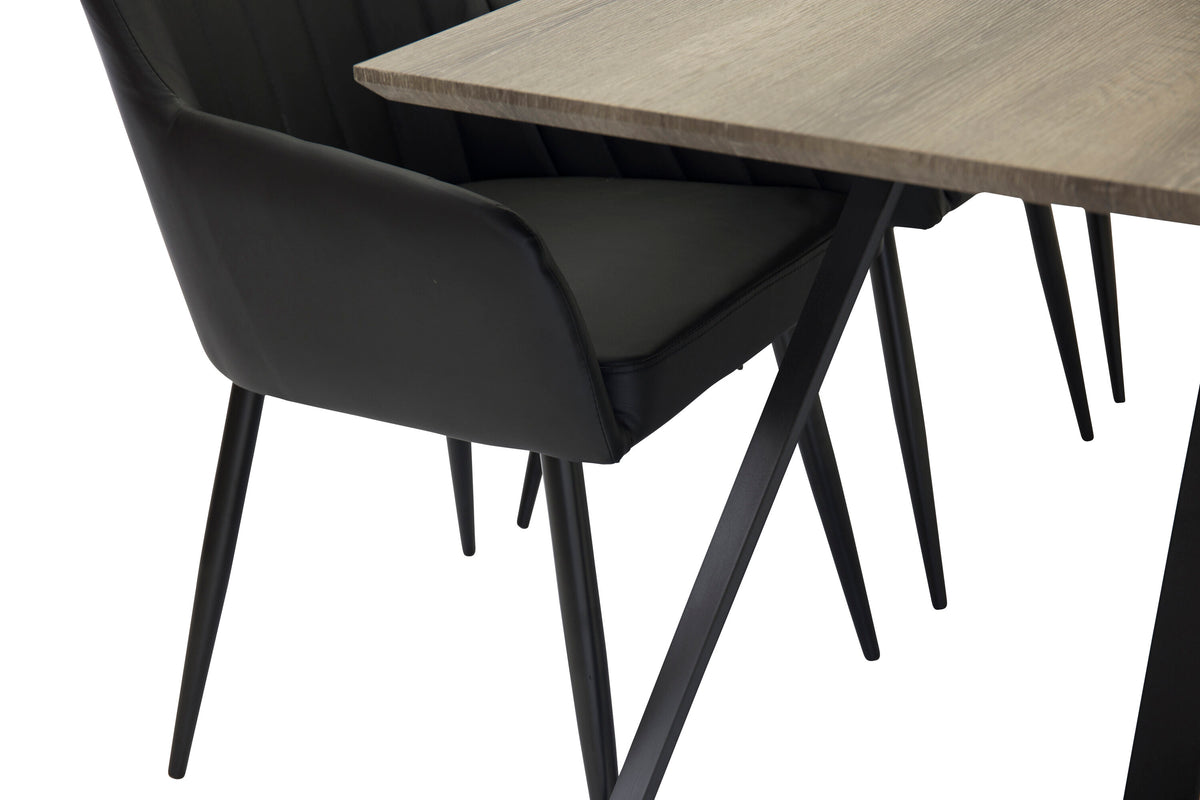 Marina Matbord med Comfort Stolarna – Papperslaminat