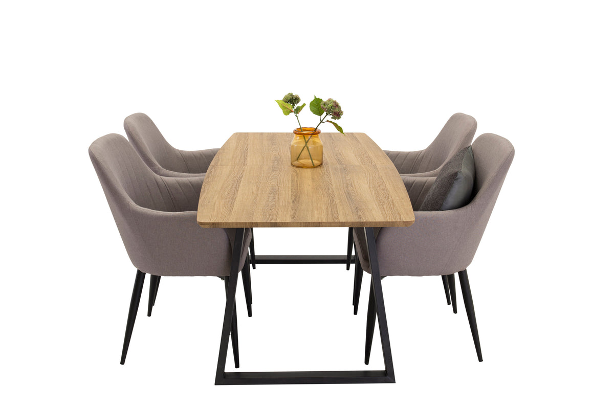 Inca Matbord med Comfort Stolarna – Papperslaminat
