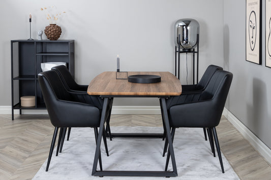 Inca Matbord med Comfort Stolarna – Papperslaminat