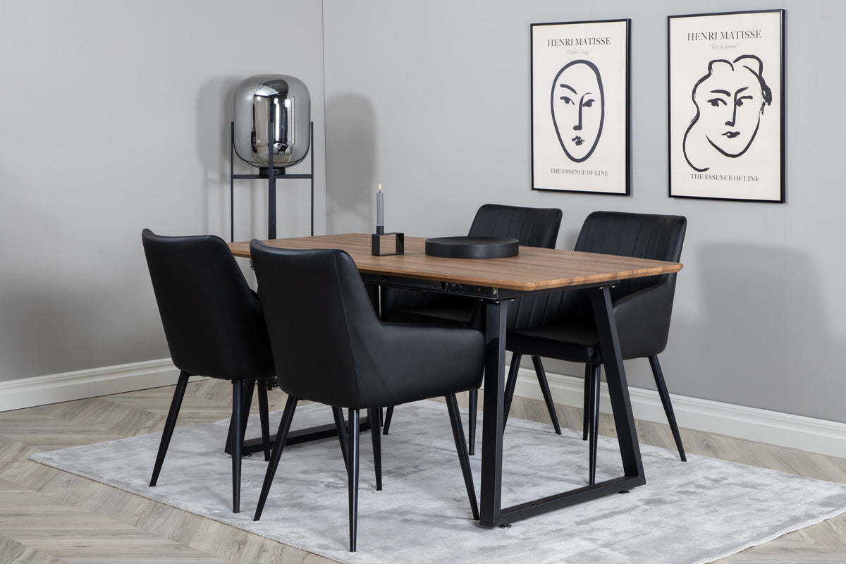 Inca Matbord med Comfort Stolarna – Papperslaminat