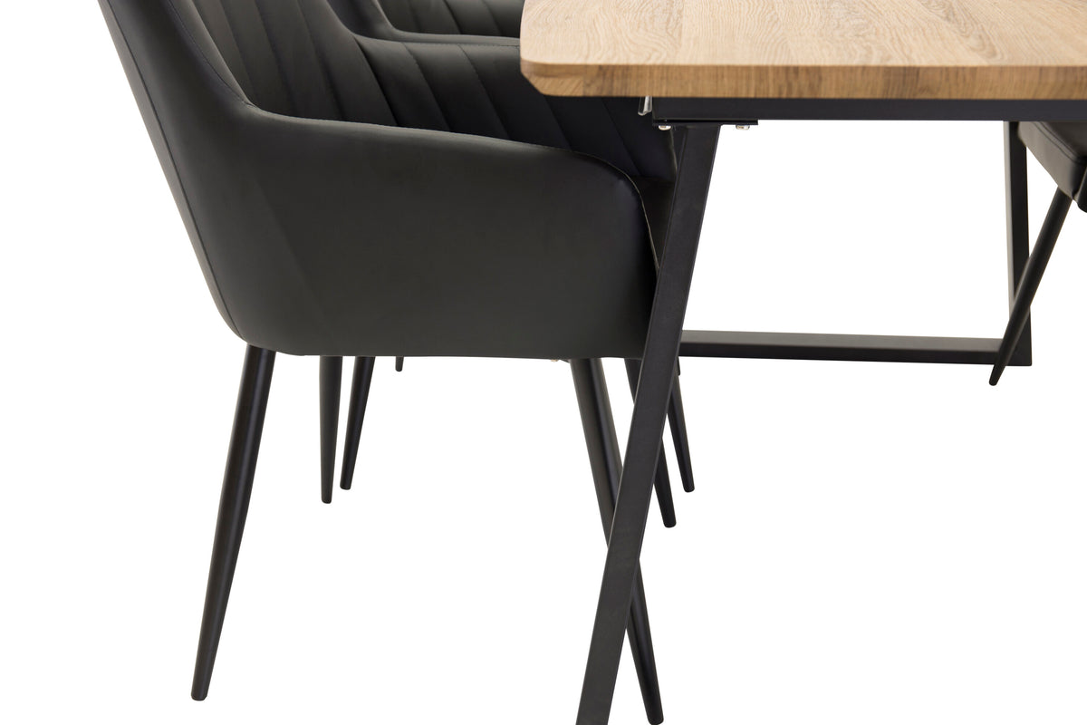 Inca Matbord med Comfort Stolarna – Papperslaminat