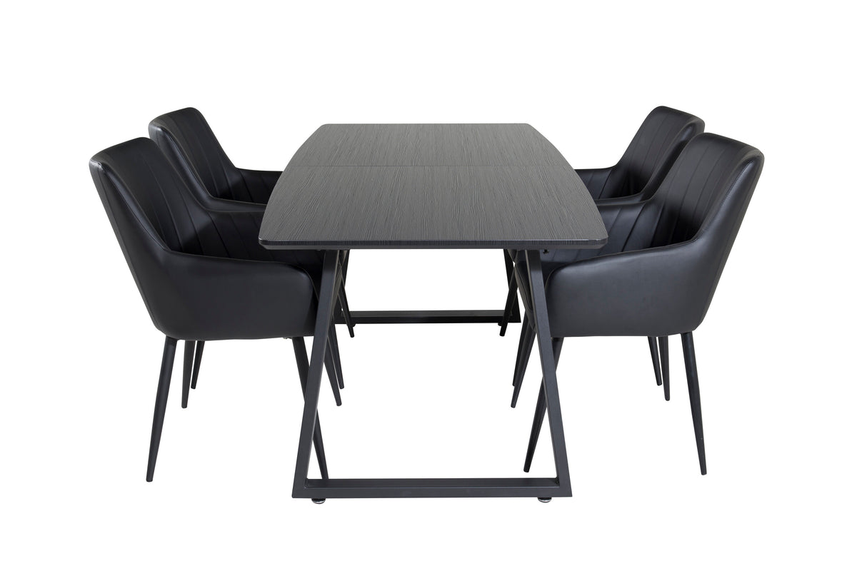 Inca Matbord med Comfort Stolarna – Papperslaminat