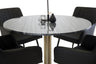 Estelle Matbord med Comfort Stolarna – Marmor