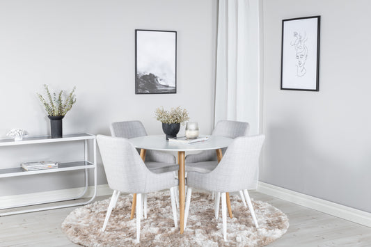 Plaza Matbord med Plaza Stolarna – MDF