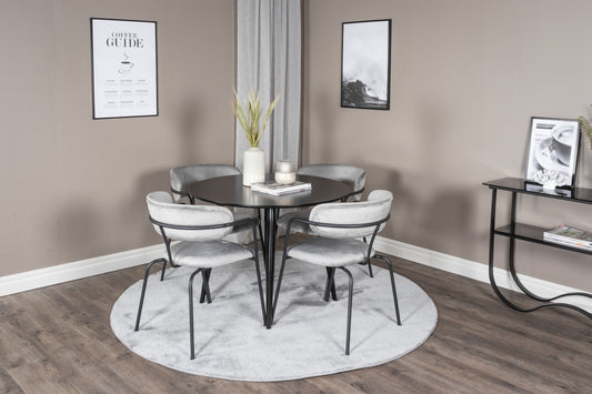 Plaza Matbord med Arrow Stolarna – MDF