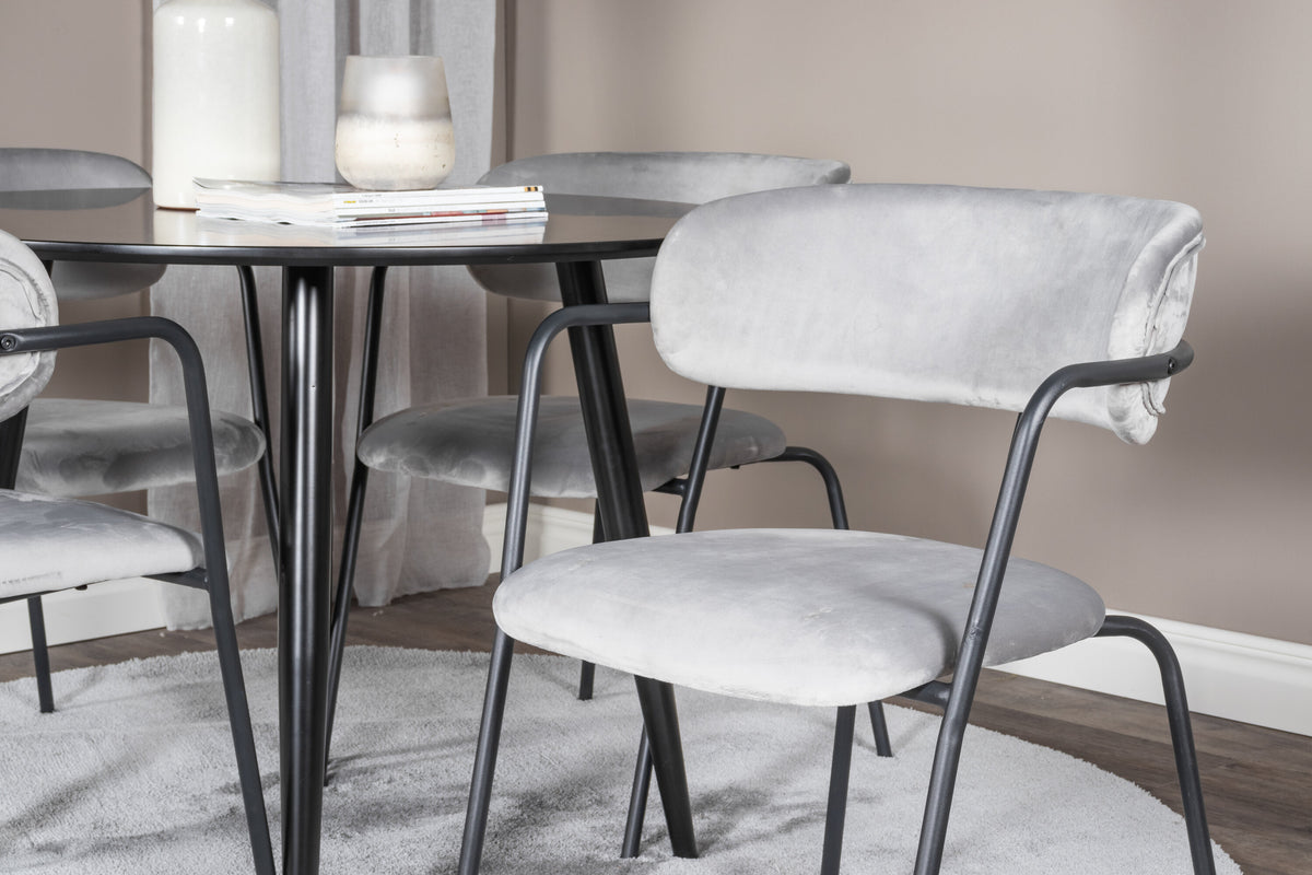Plaza Matbord med Arrow Stolarna – MDF