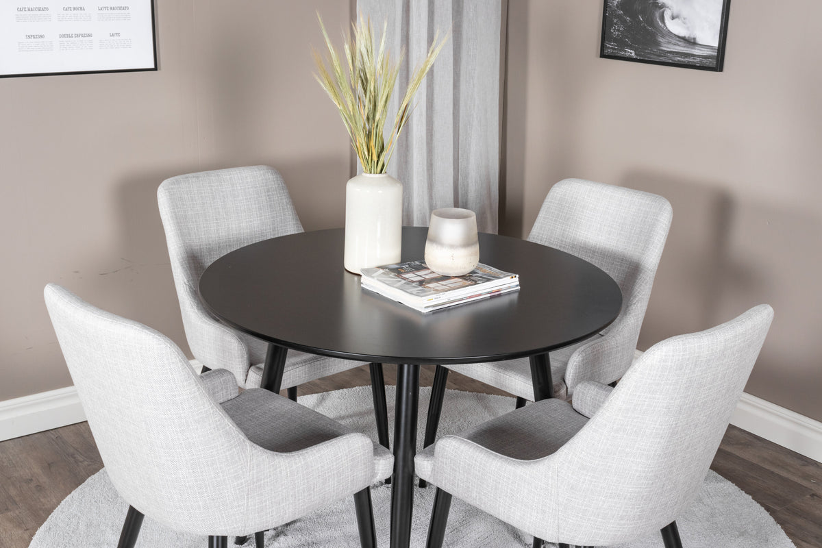 Plaza Matbord med Plaza Stolarna – MDF