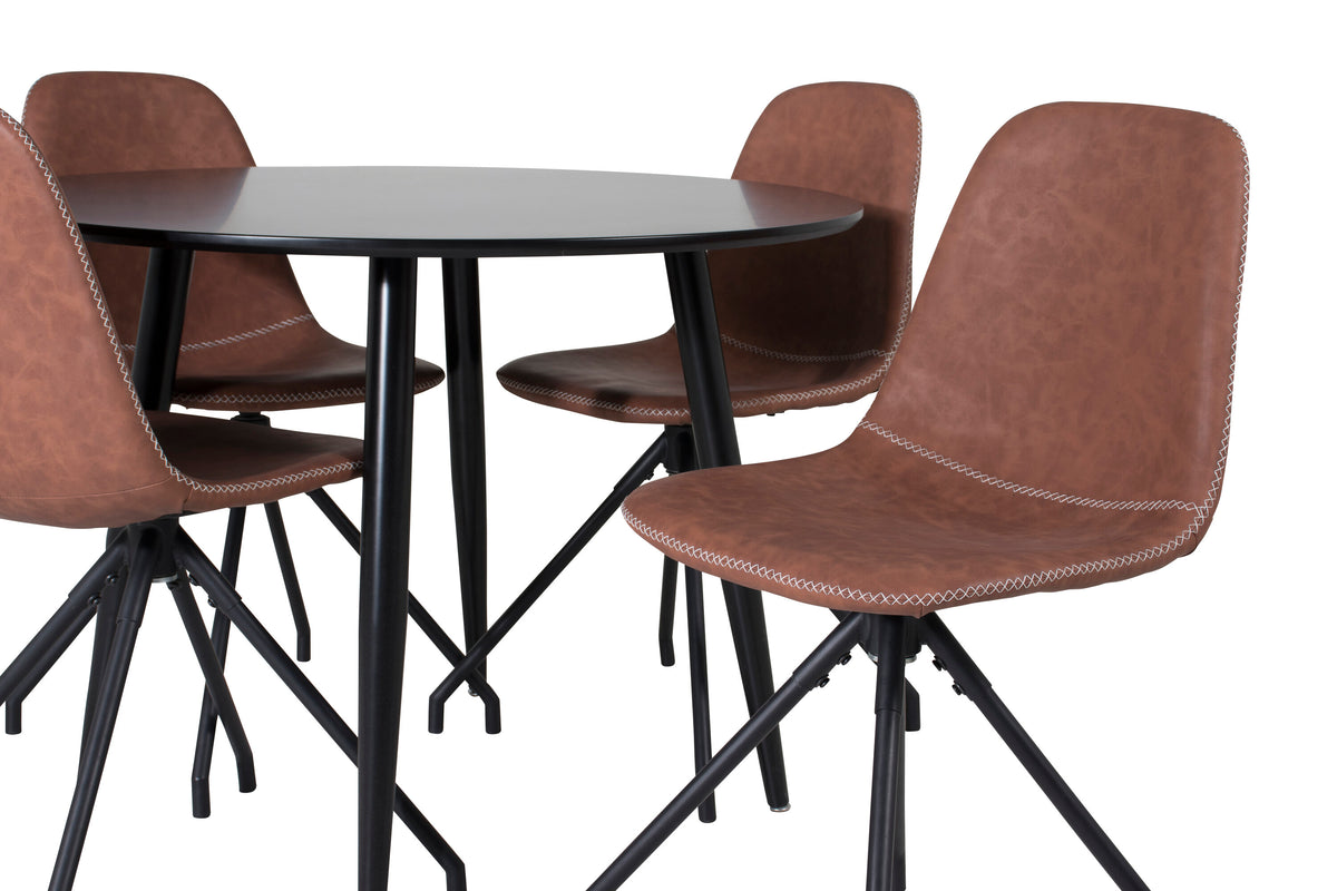 Plaza Matbord med Polar Stolarna – MDF