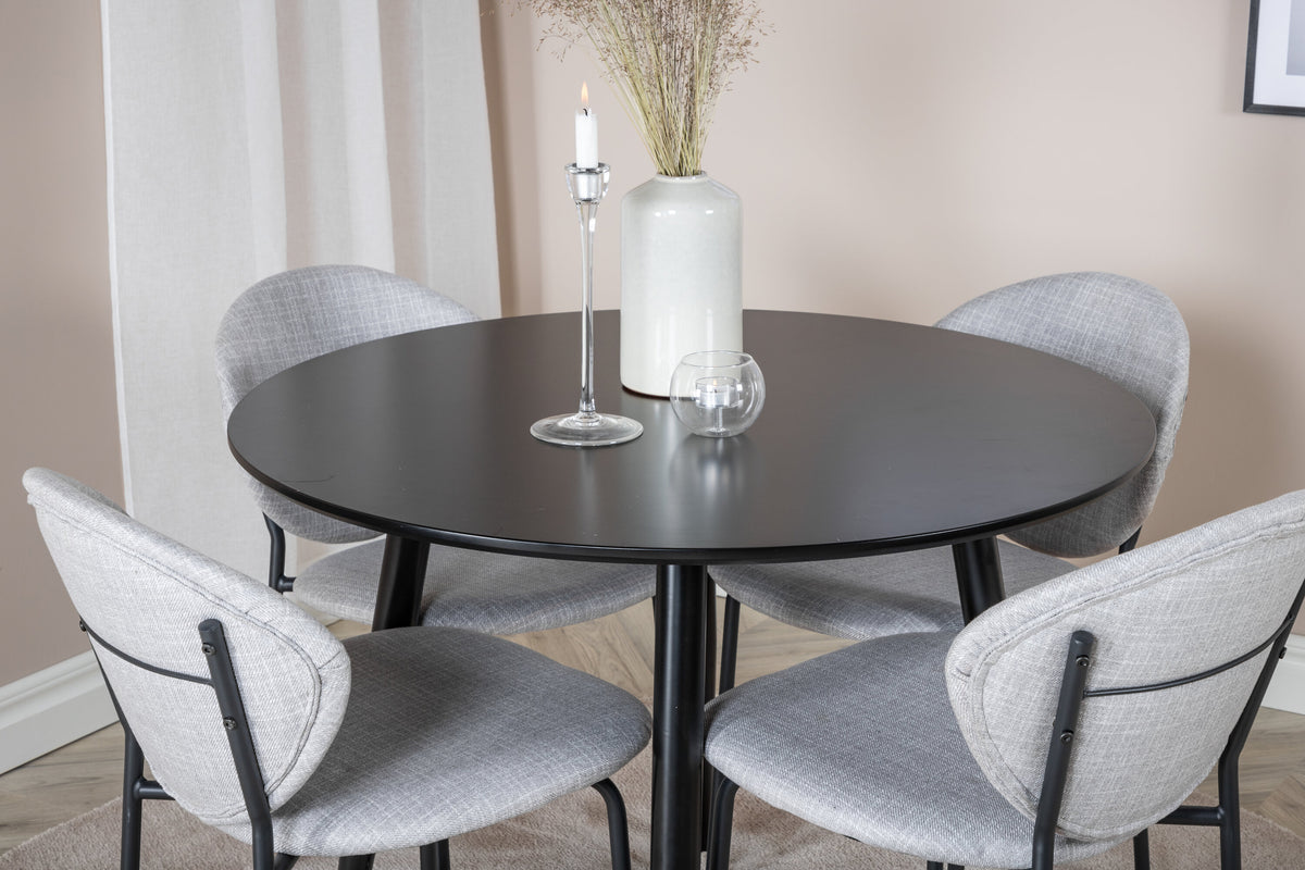 Plaza Matbord med Vault Stolarna – MDF