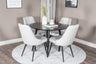 Plaza Matbord med Velvet Deluxe Stolarna – MDF