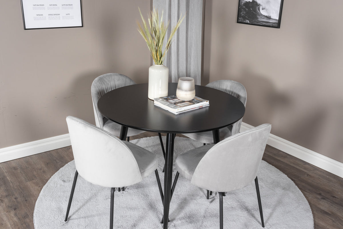 Plaza Matbord med Wrinkles Stolarna
