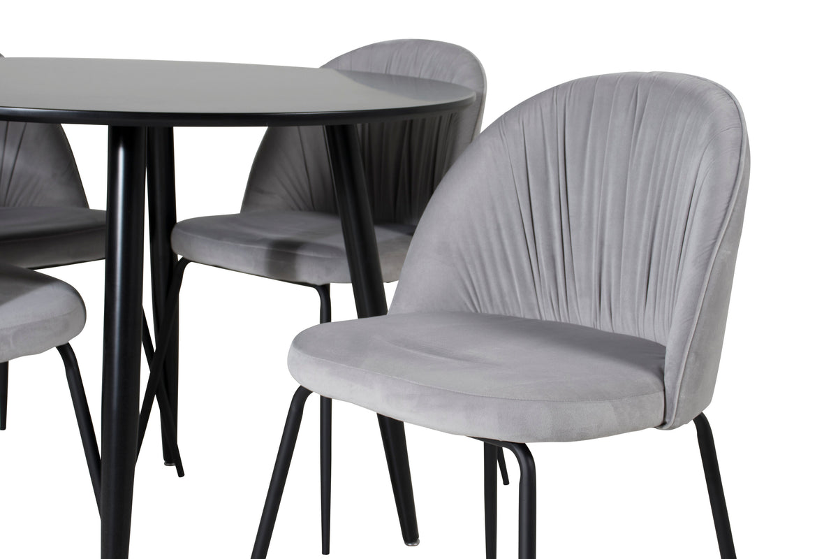 Plaza Matbord med Wrinkles Stolarna