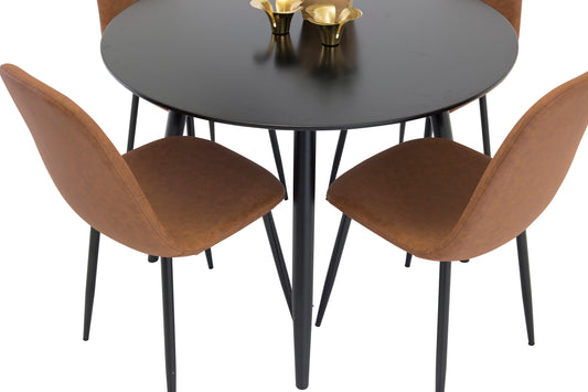 Plaza Matbord med Polar Stolarna – MDF