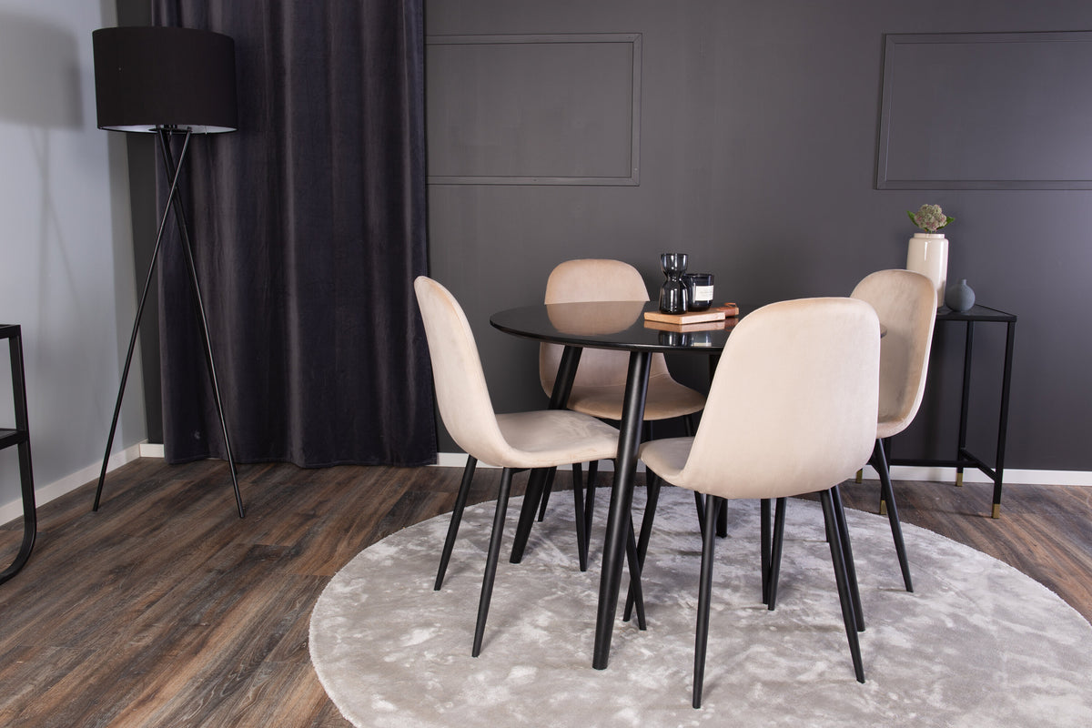 Plaza Matbord med Polar Stolarna – MDF