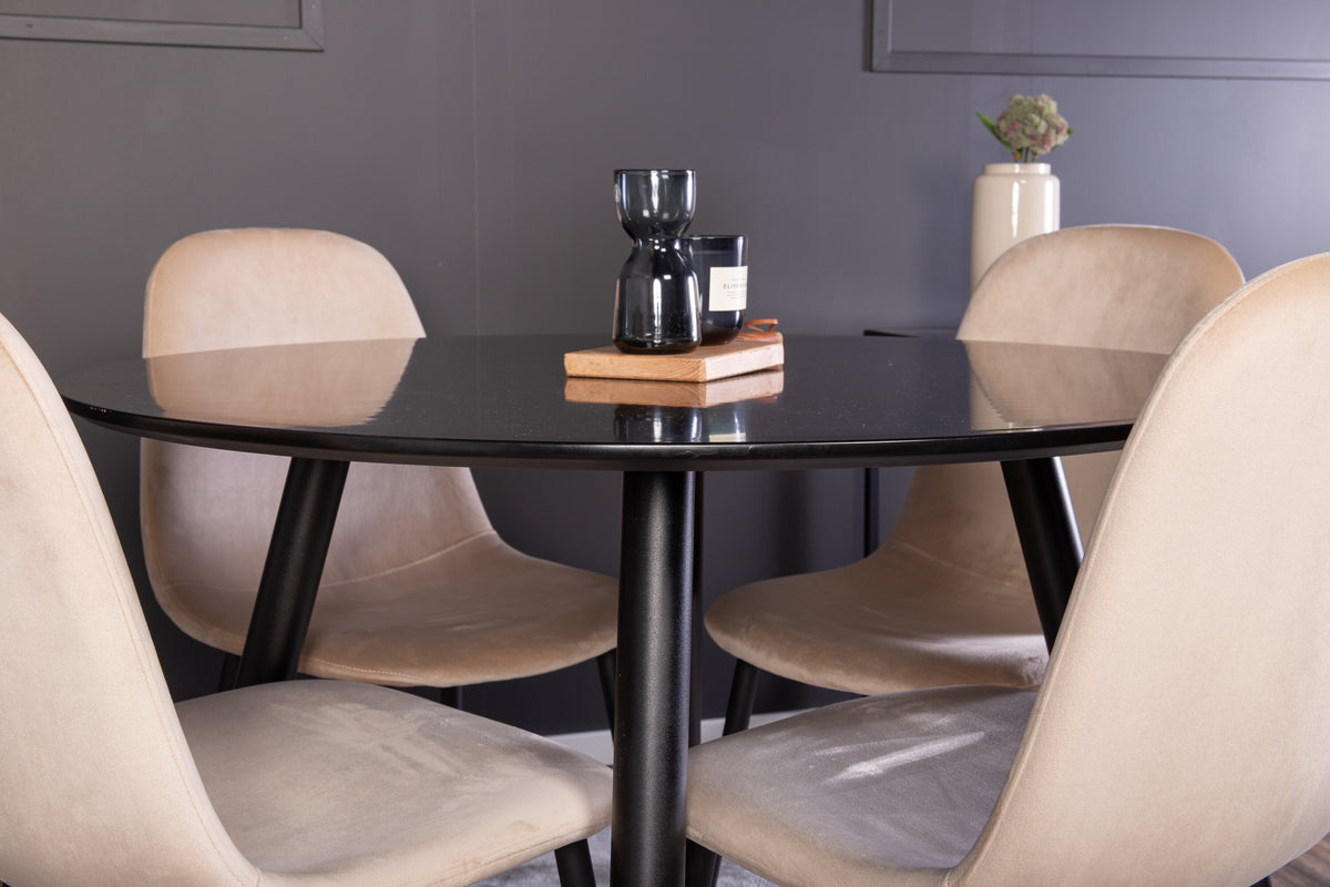 Plaza Matbord med Polar Stolarna – MDF