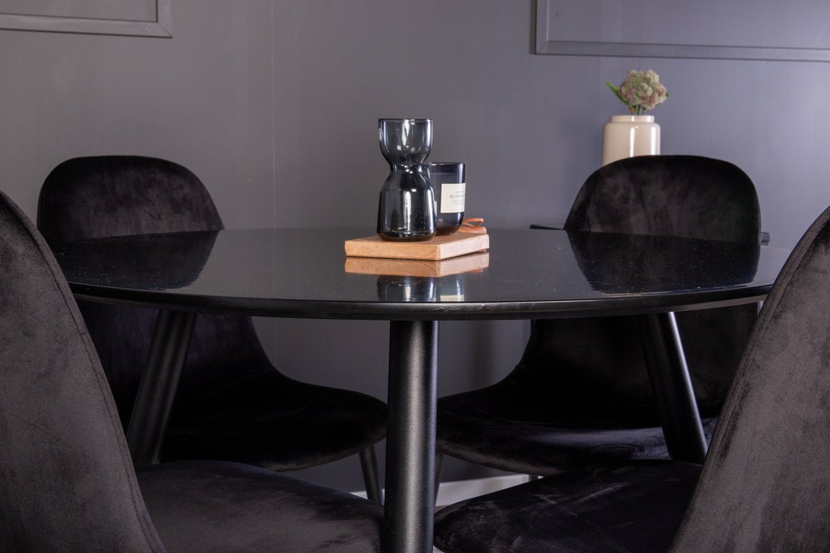 Plaza Matbord med Polar Stolarna – MDF