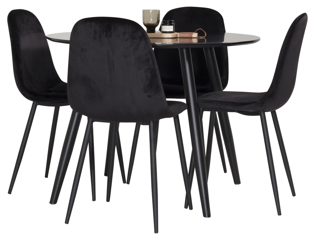 Plaza Matbord med Polar Stolarna – MDF