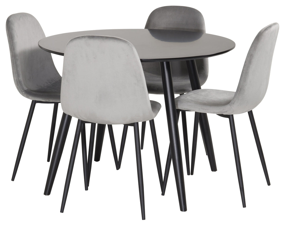 Plaza Matbord med Polar Stolarna – MDF