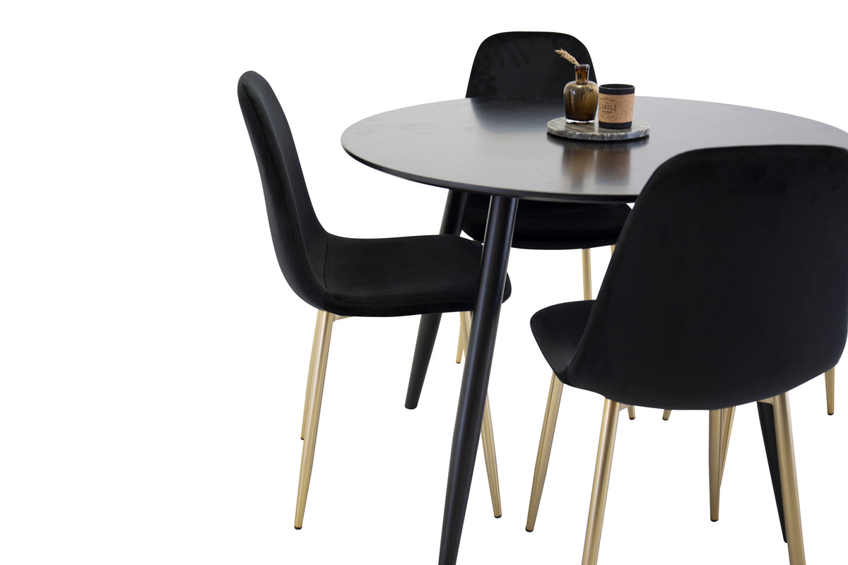 Plaza Matbord med Polar Stolarna – MDF