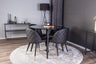 Plaza Matbord med Velvet Stolarna – MDF