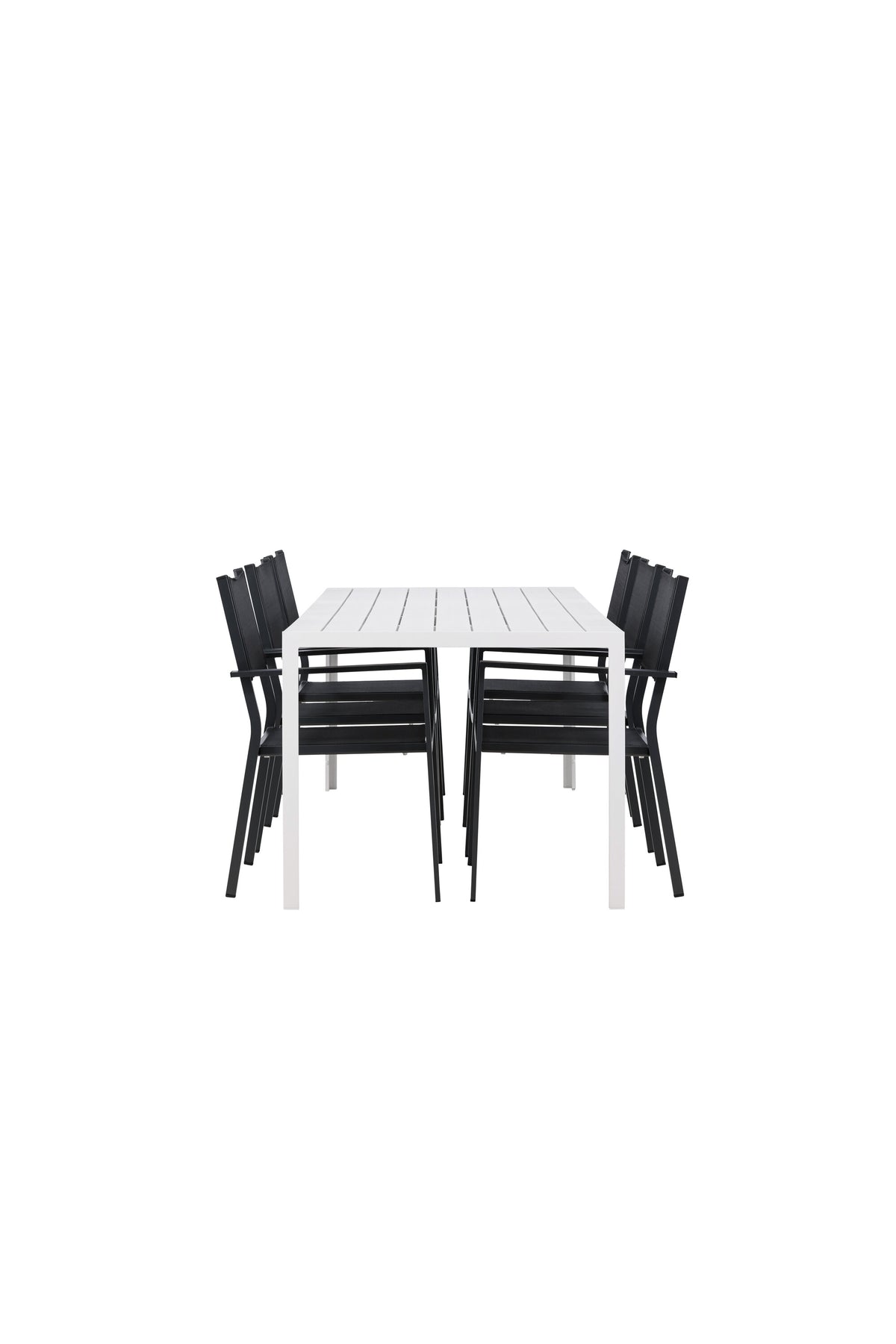 Break Matbord med Copacabana Stolarna – Aluminium