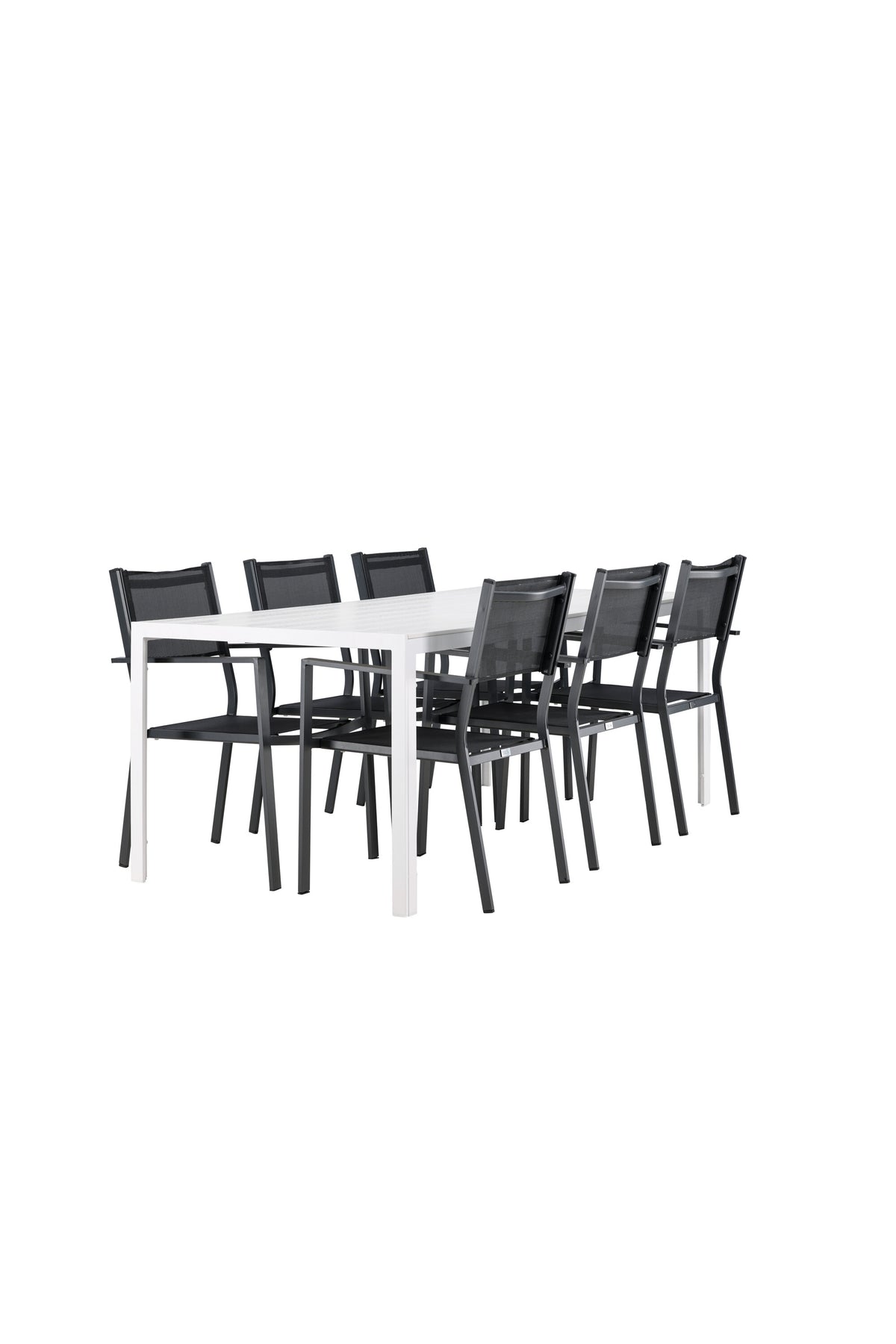 Break Matbord med Copacabana Stolarna – Aluminium