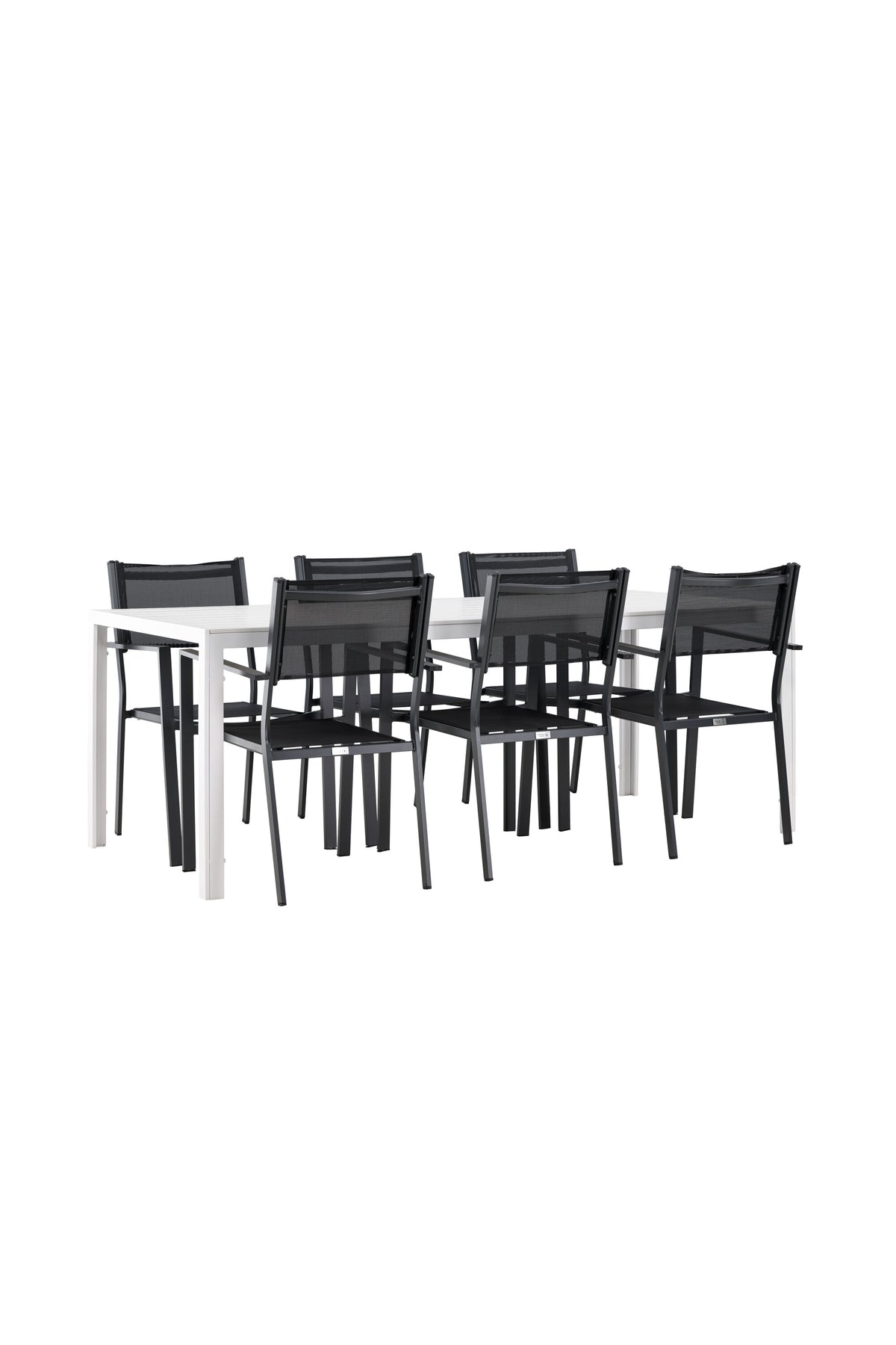 Break Matbord med Copacabana Stolarna – Aluminium