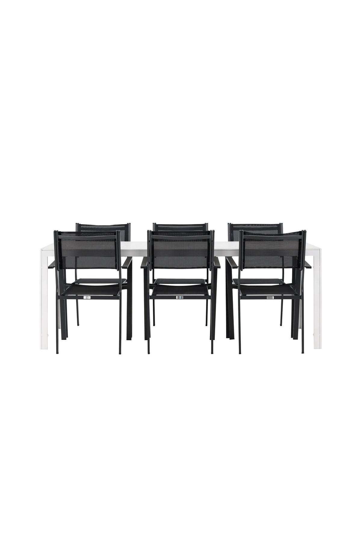 Break Matbord med Copacabana Stolarna – Aluminium