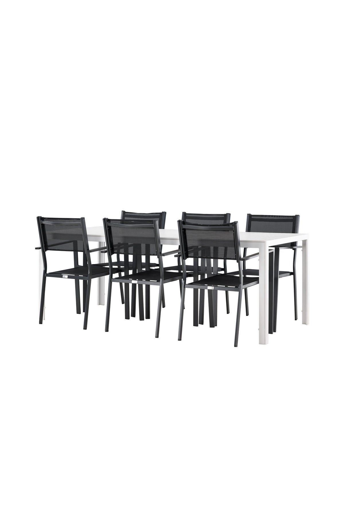 Break Matbord med Copacabana Stolarna – Aluminium