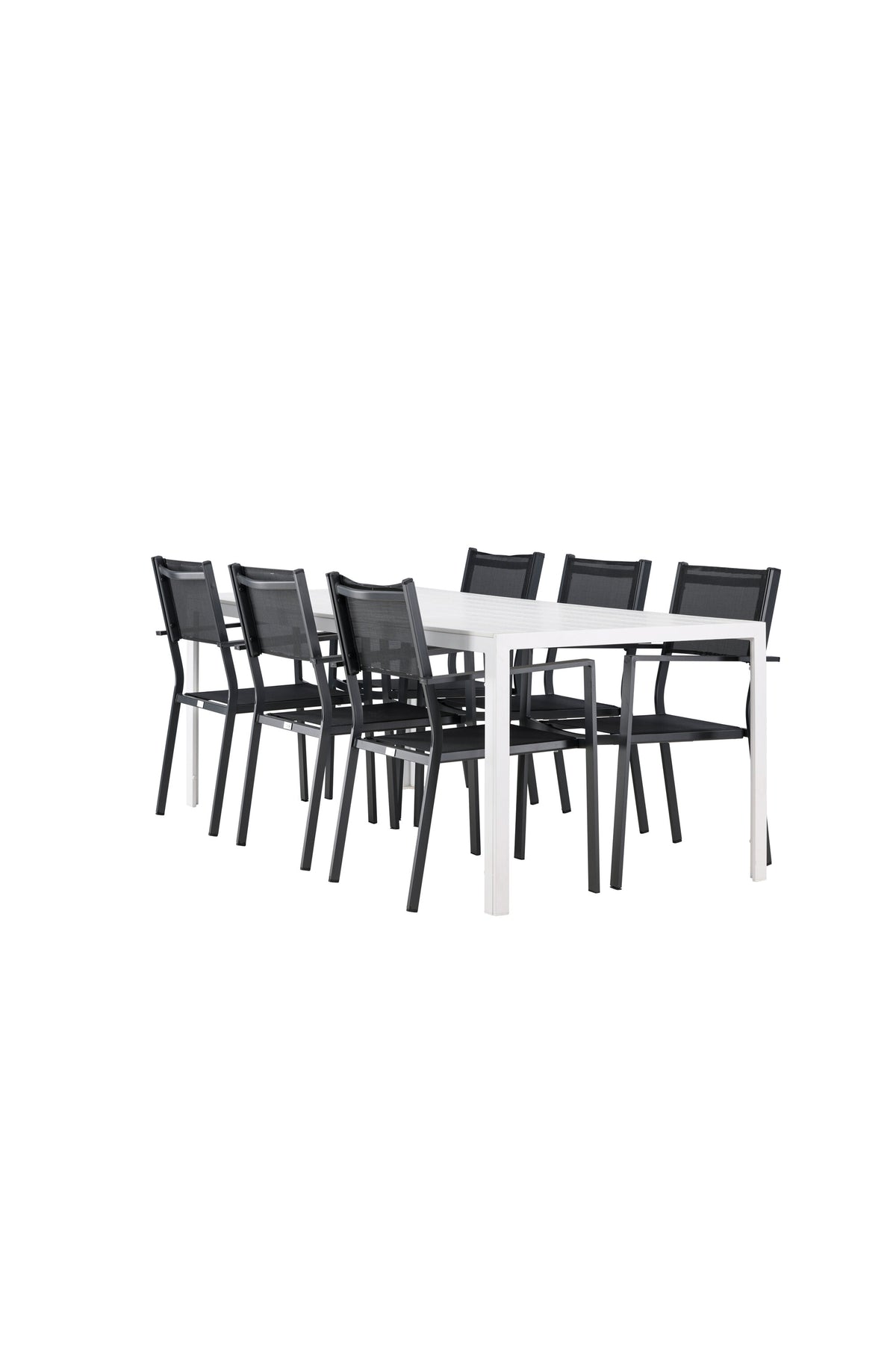 Break Matbord med Copacabana Stolarna – Aluminium