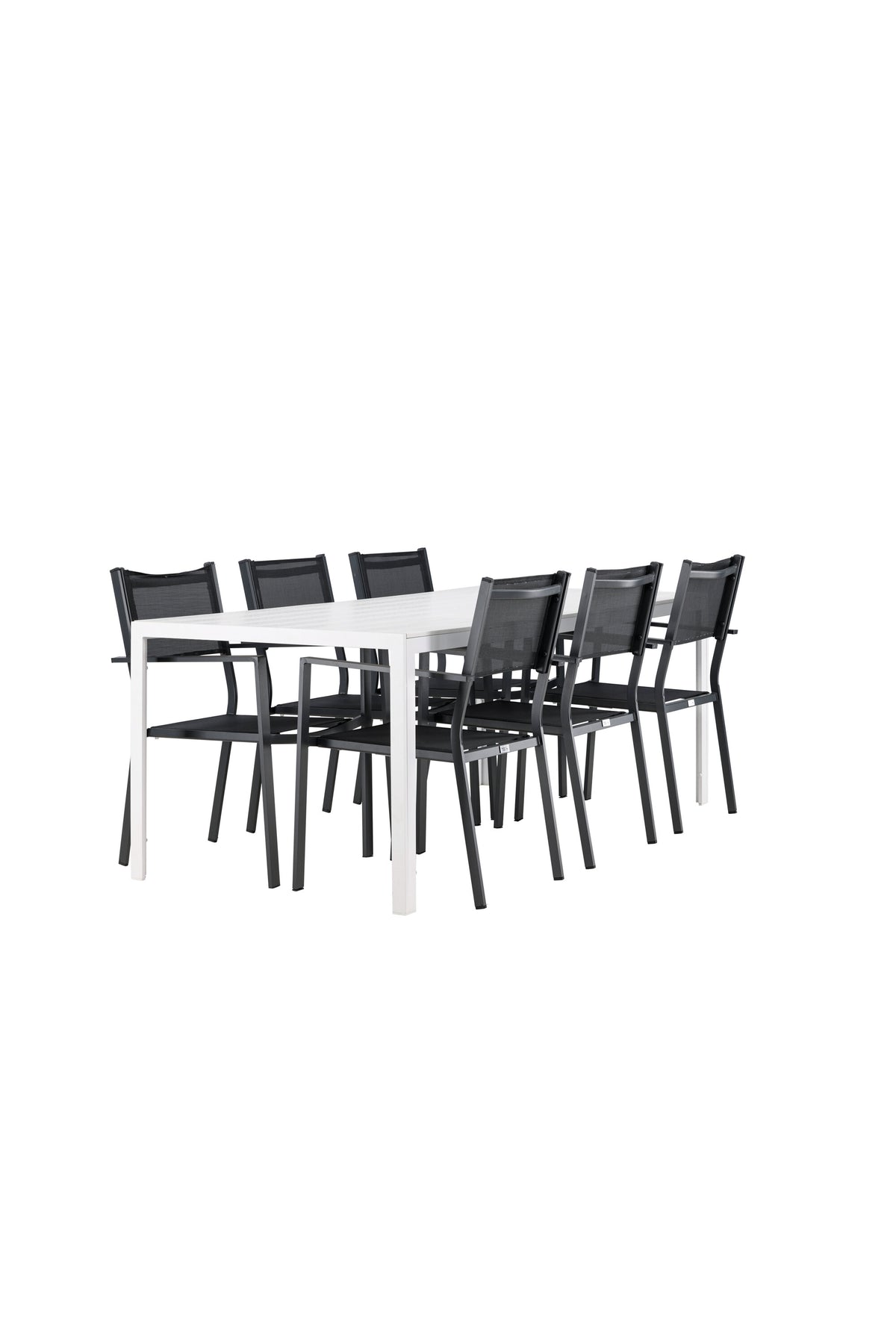 Break Matbord med Copacabana Stolarna – Aluminium