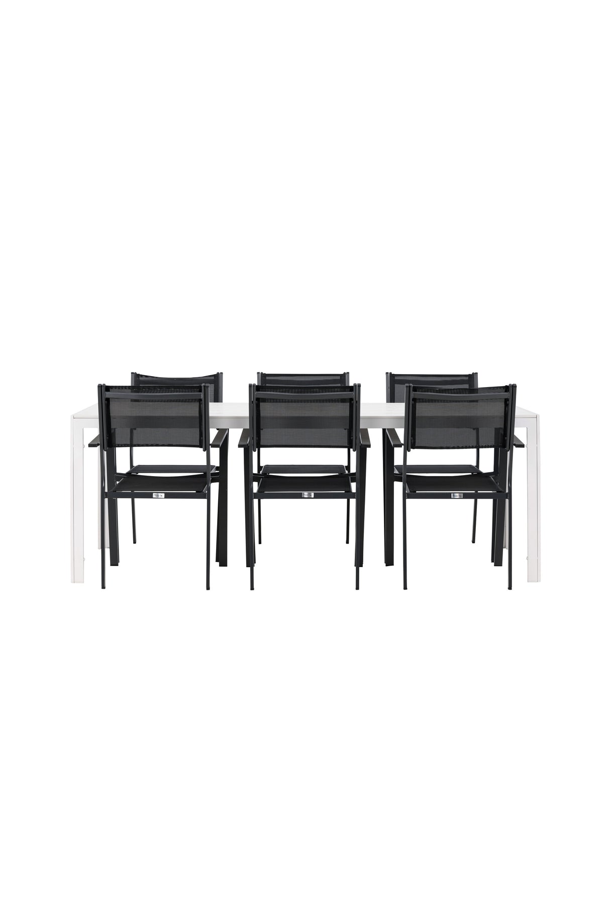 Break Matbord med Copacabana Stolarna – Aluminium