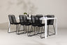 Break Matbord med Lindos Stolarna – Aluminium