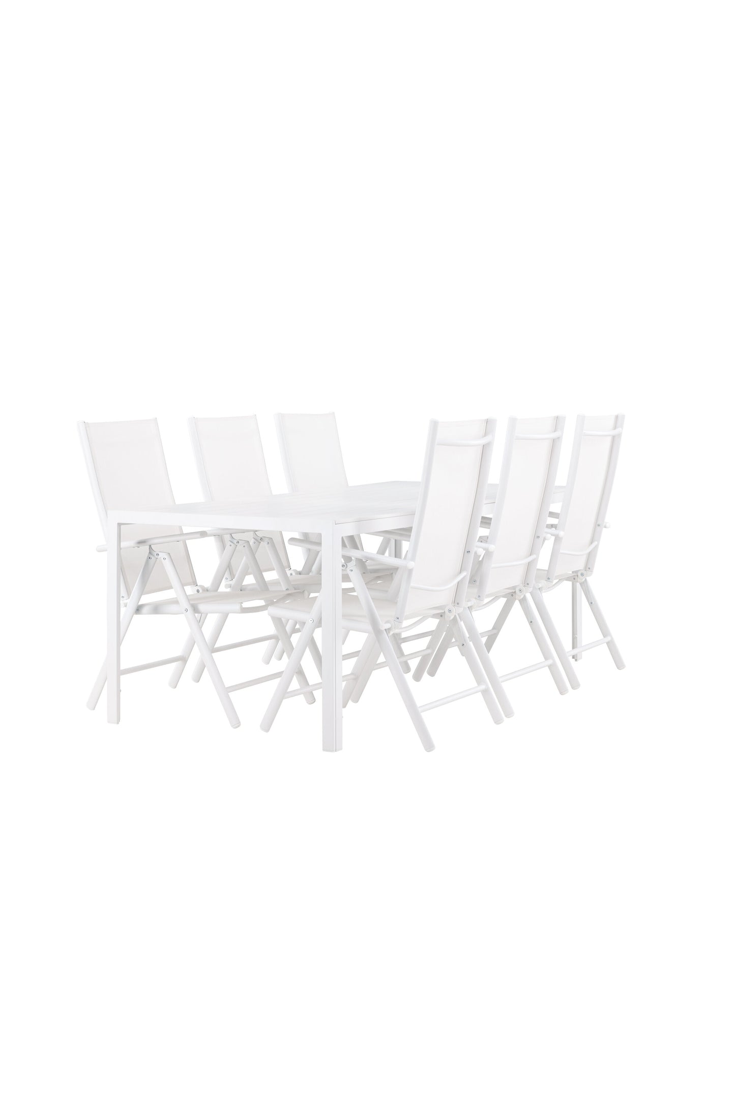 Break Matbord med Break Stolarna – Aluminium
