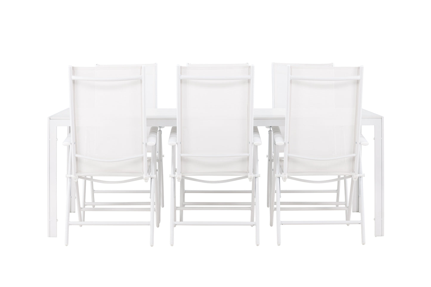 Break Matbord med Break Stolarna – Aluminium
