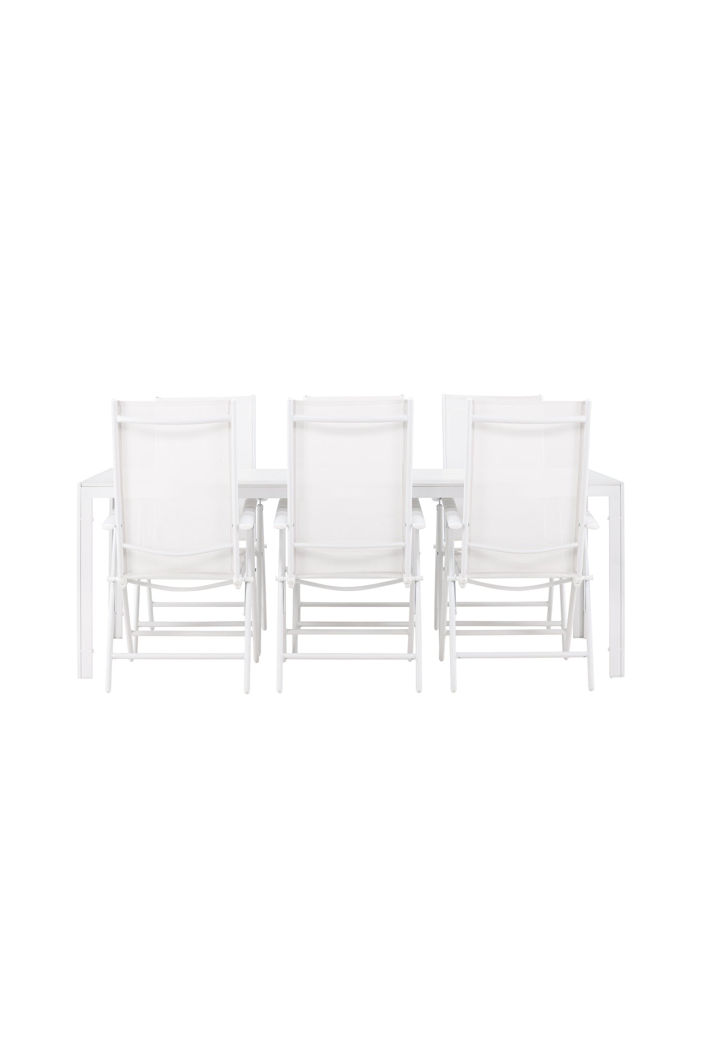 Break Matbord med Break Stolarna – Aluminium