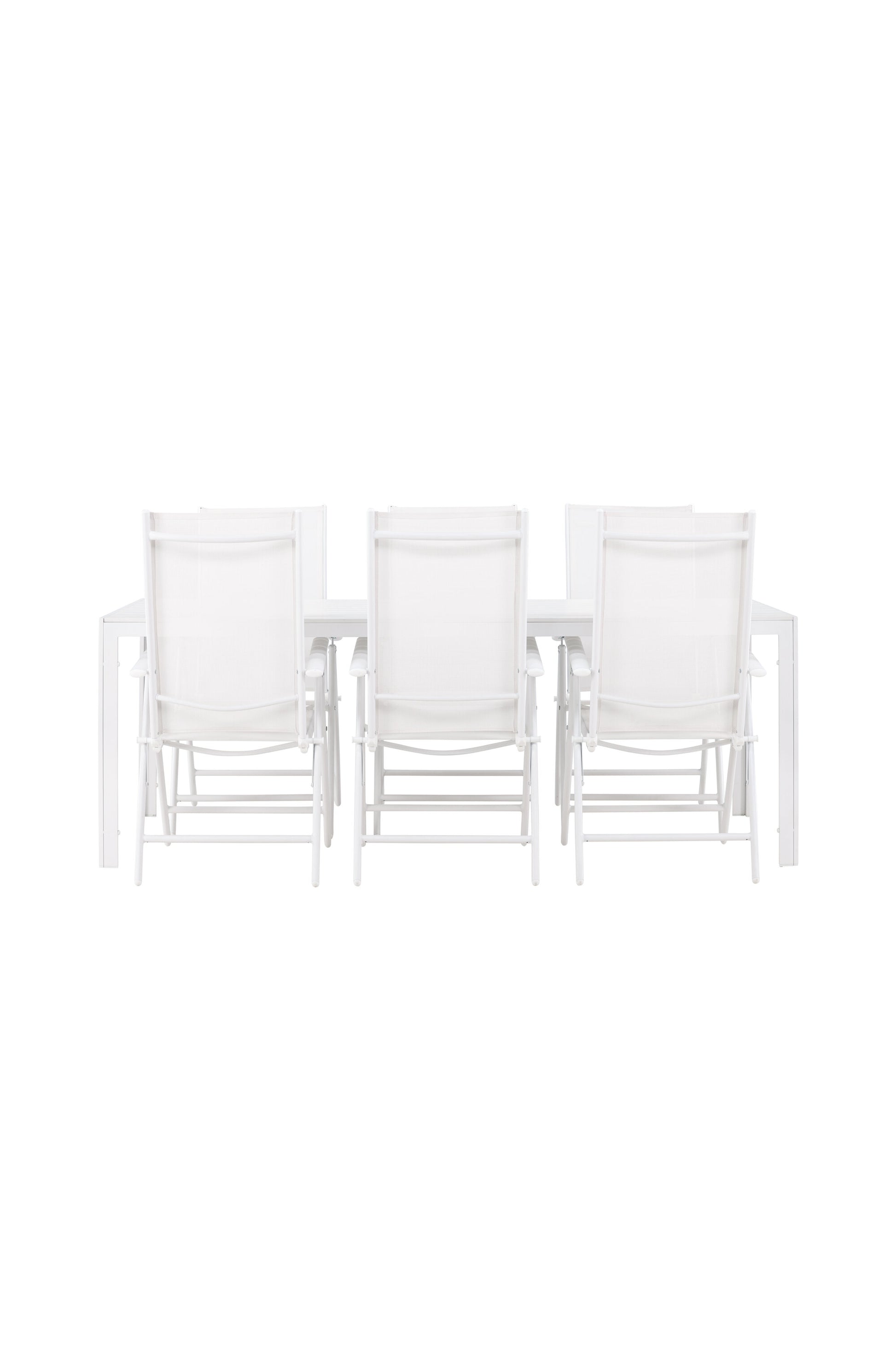 Break Matbord med Break Stolarna – Aluminium