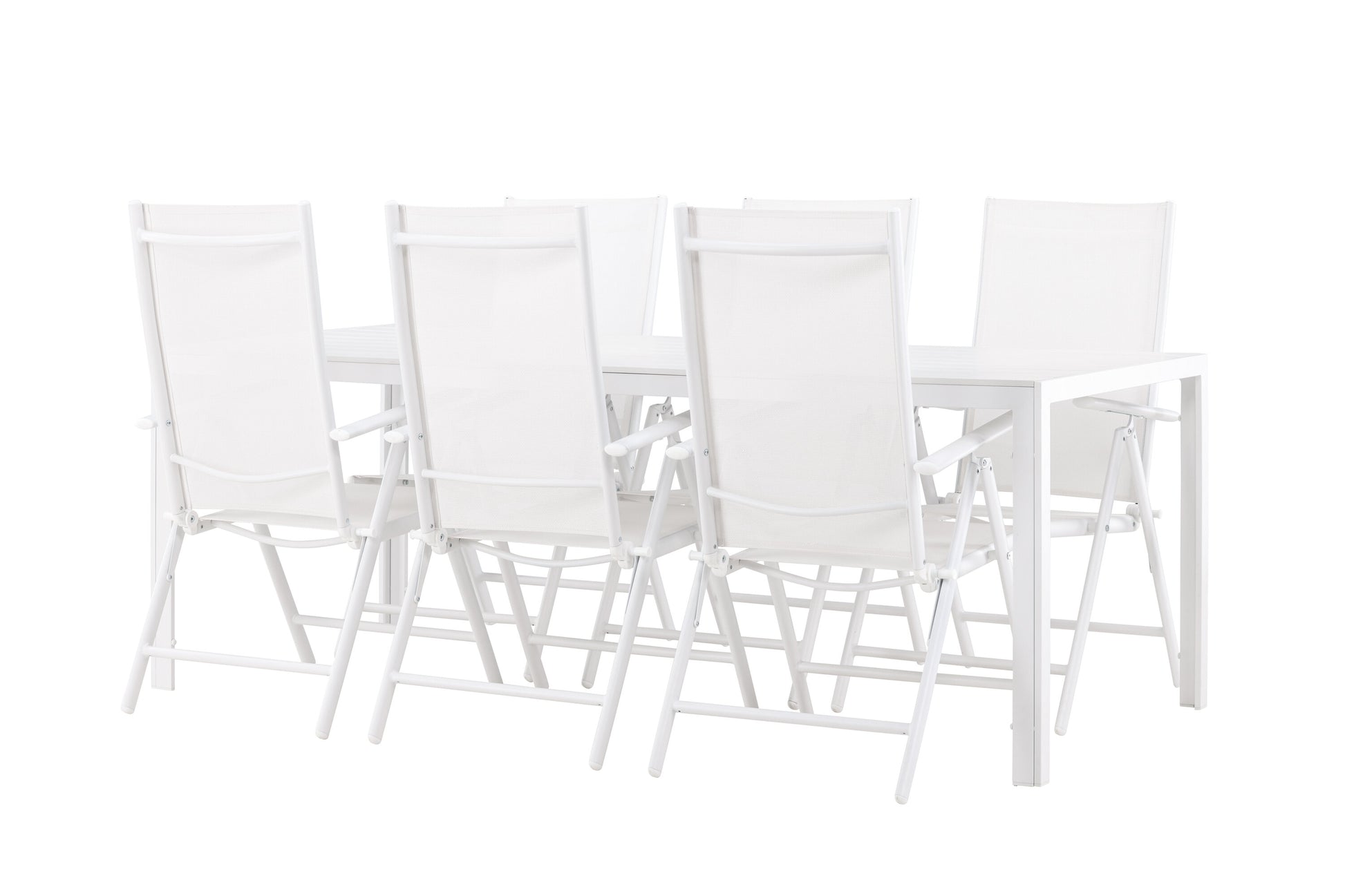 Break Matbord med Break Stolarna – Aluminium