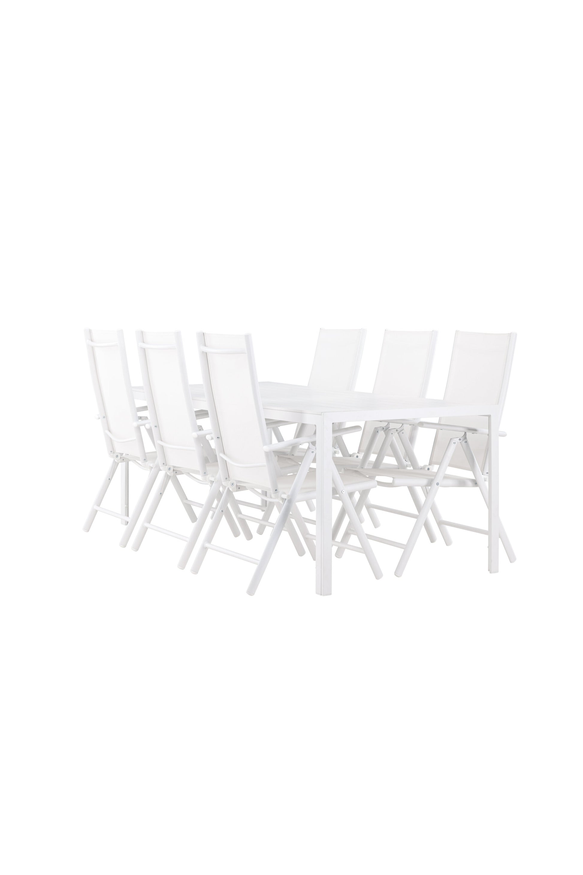 Break Matbord med Break Stolarna – Aluminium