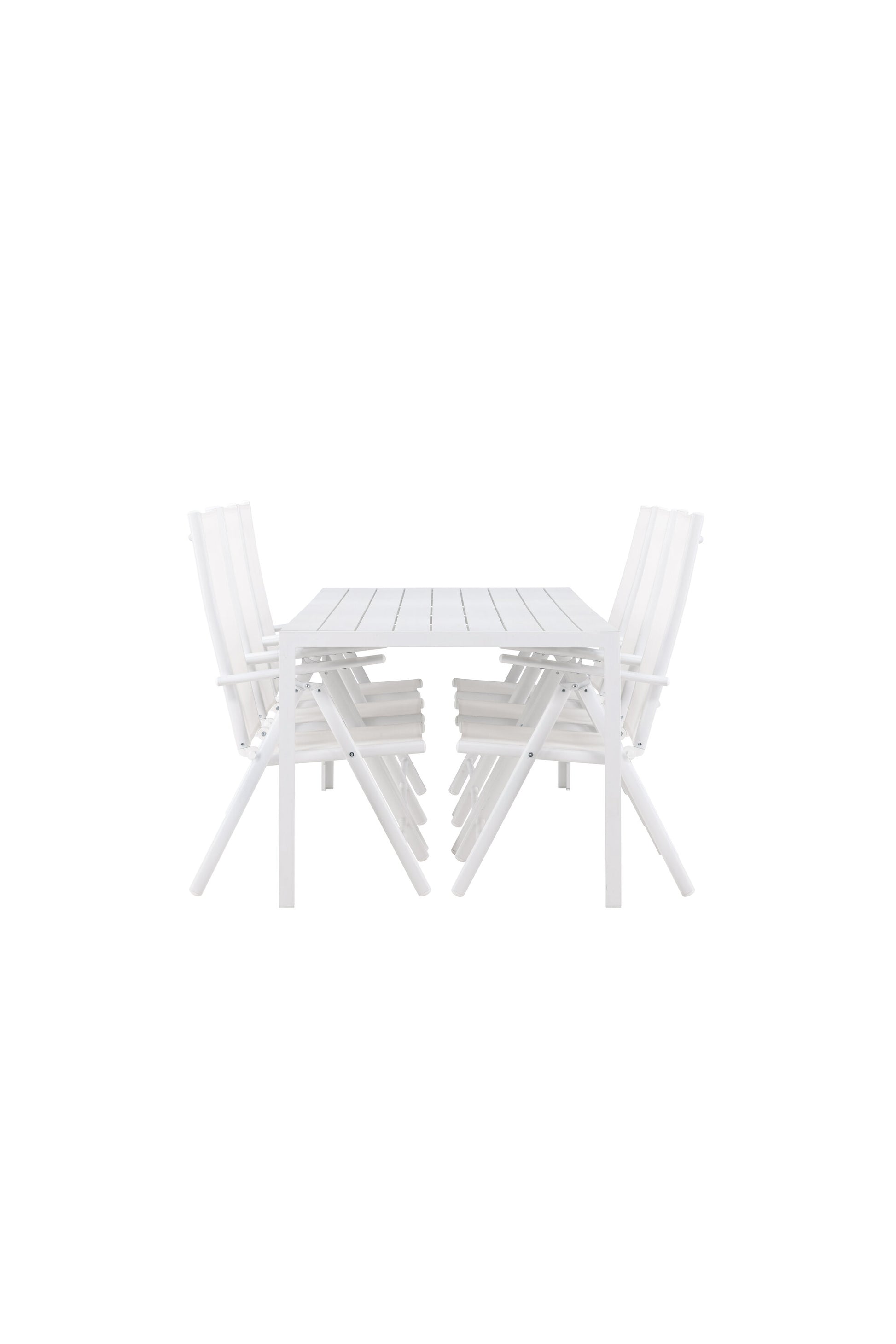 Break Matbord med Break Stolarna – Aluminium