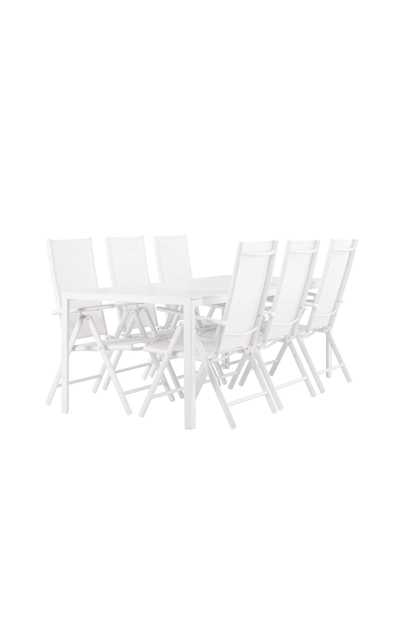 Break Matbord med Break Stolarna – Aluminium