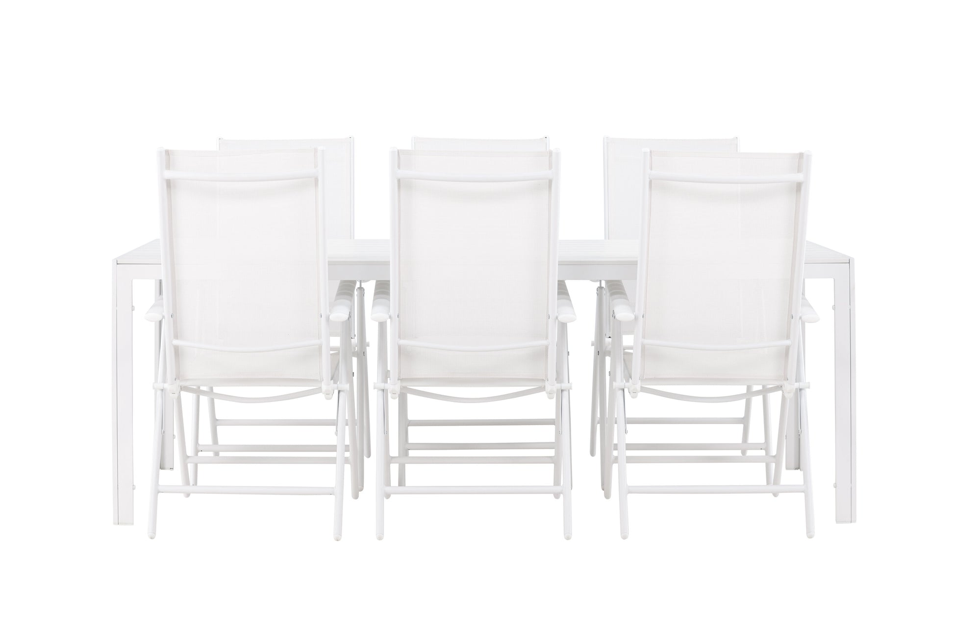 Break Matbord med Break Stolarna – Aluminium