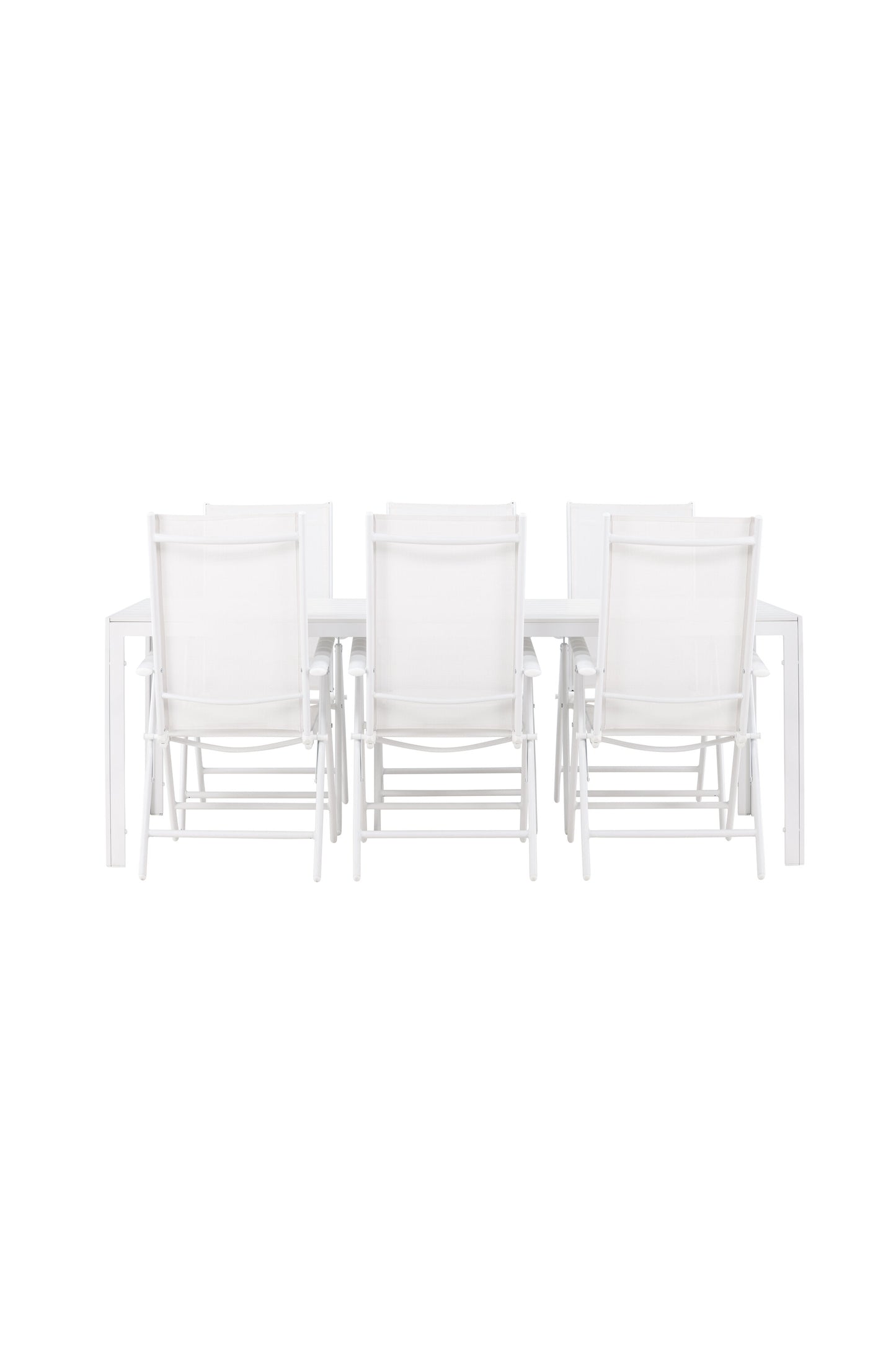 Break Matbord med Break Stolarna – Aluminium