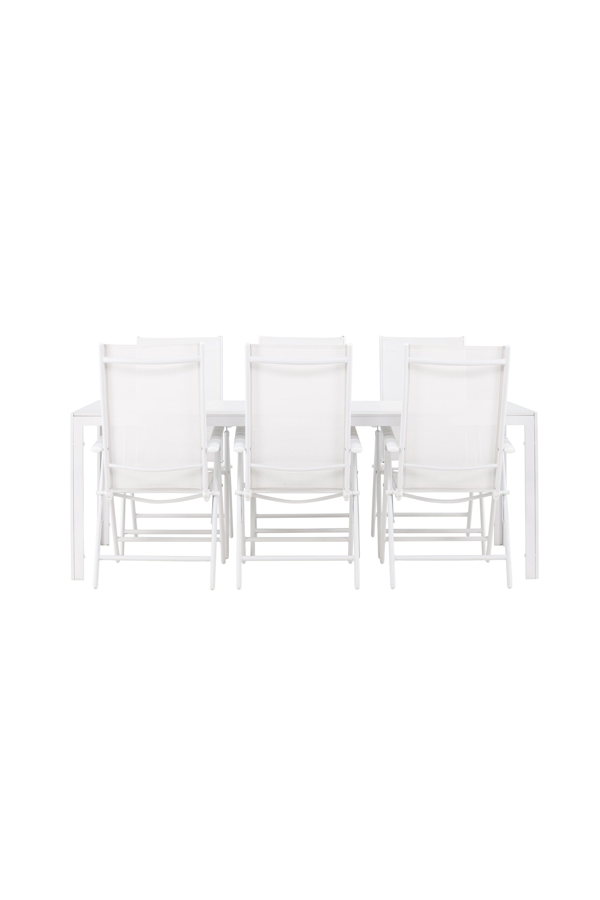 Break Matbord med Break Stolarna – Aluminium