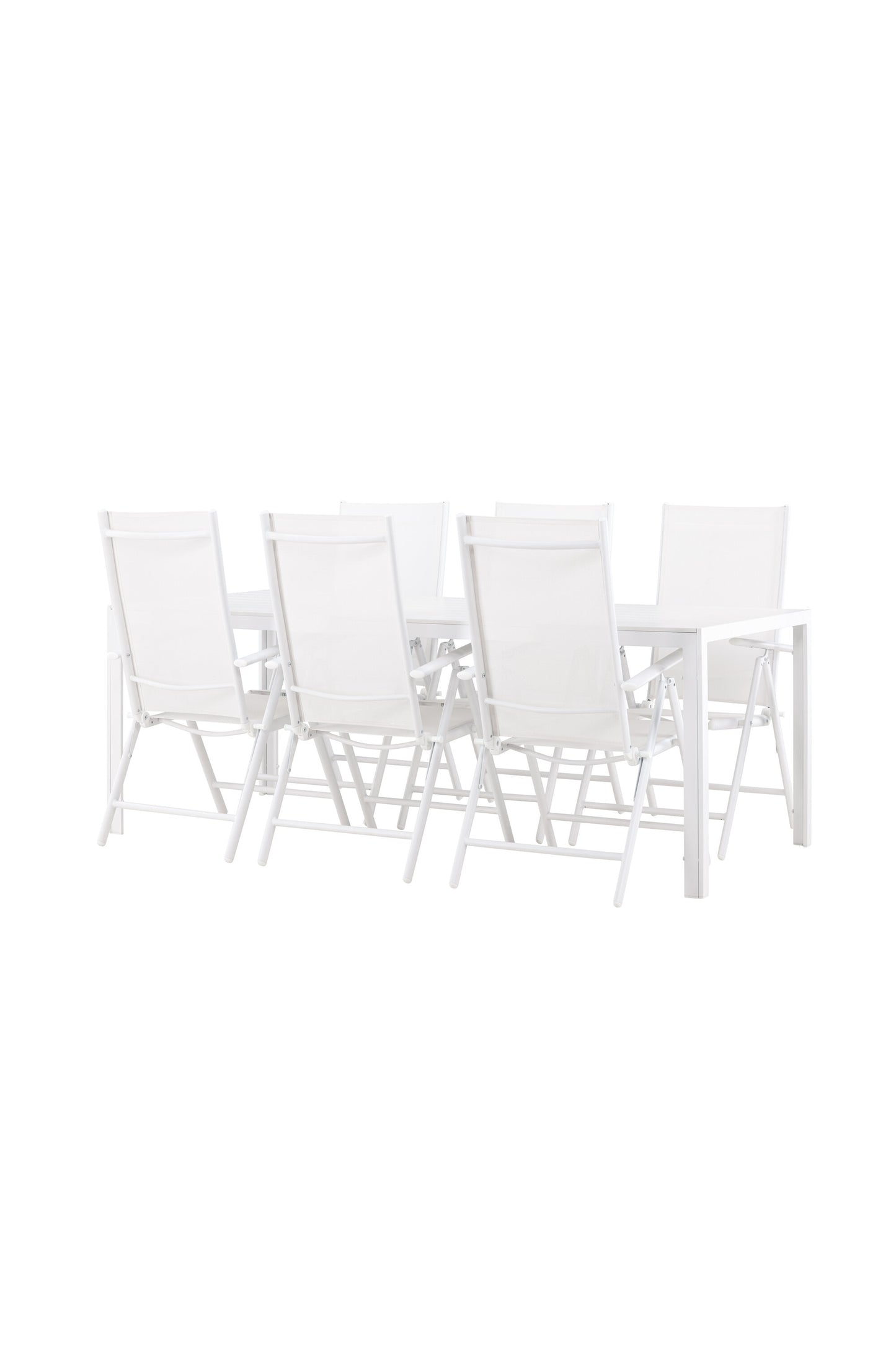 Break Matbord med Break Stolarna – Aluminium