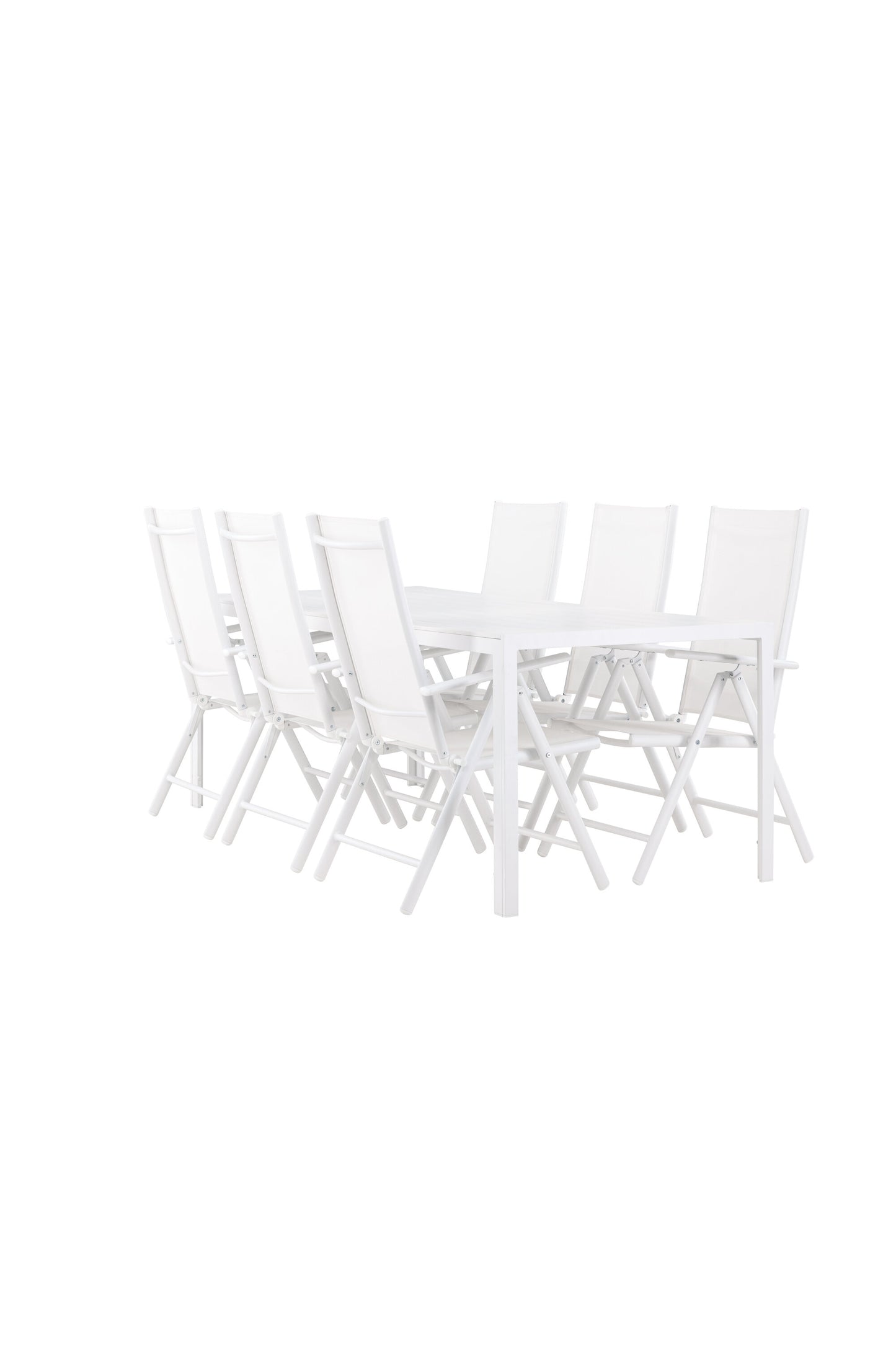 Break Matbord med Break Stolarna – Aluminium